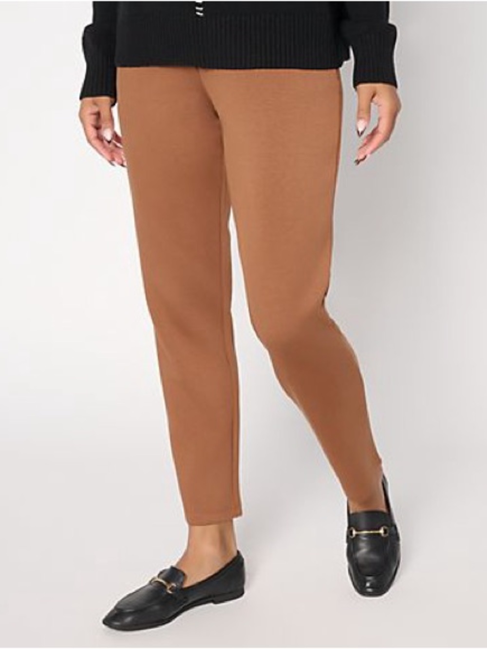 Susan Graver Weekend Stretch Cotton Blend Pants